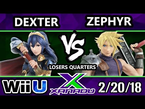 S@X 242 Smash 4 - Dexter (Lucina) Vs. Zephyr (Cloud, Little Mac) - SSB4 Losers Quarters