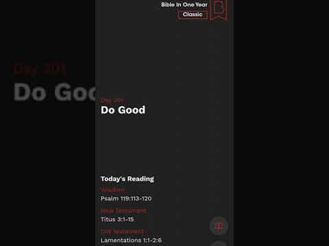 Bible Study Day 301 | Do Good