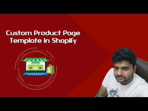 Shopify custom product page template | Creating custom template for Shopify product