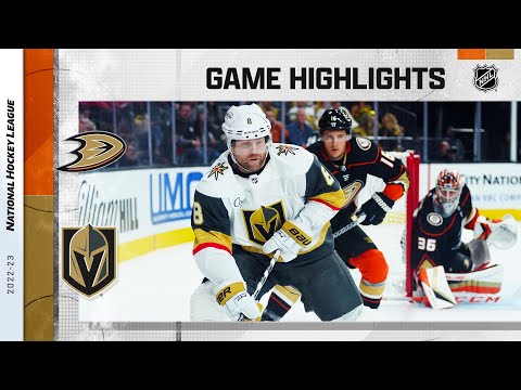 Ducks @ Golden Knights 10/28 | NHL Highlights 2022