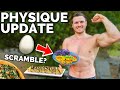 VEGAN BODYBUILDING DAY OF BULKING | Full Gym Workout & Physique Update 💪🏼