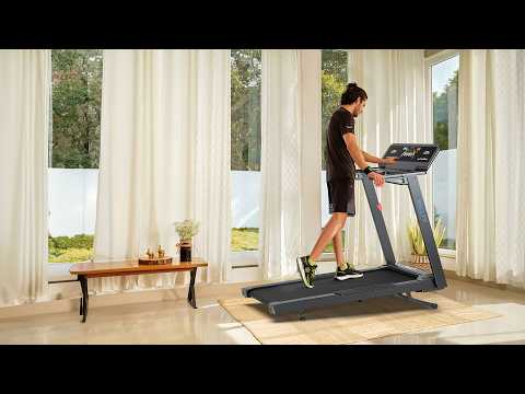 4.5HP Treadmill w/ 15 auto Incline, Folding Treadmill with 300lbs Capacity, 10MPH Speed, 64+3+3+1 Programs, App Connection, HiFi Stereo Speakers, Ultra-Wide & Quiet, Running Jogging Machine for Home video review thumbnail