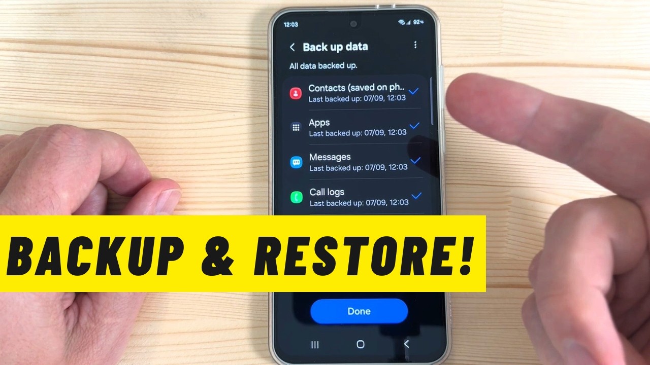 How to Backup & Restore Personal Data on Samsung Galaxy Phones