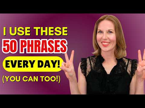 I use these 50 phrases every day | English Vocabulary Masterclass