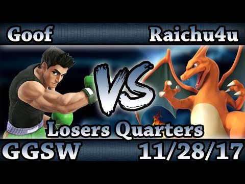 GGSW 60 - Goof (MegaMan, Little Mac) Vs. Raichu4u (Charizard) Smash Wii U Losers Quarters - Smash 4