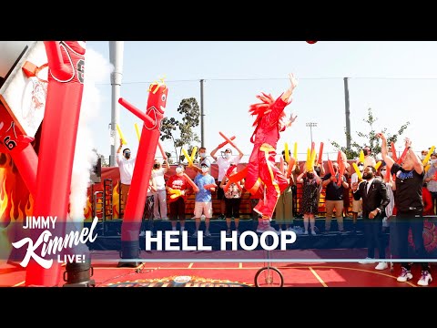 Hell Hoop Shot for Charity with Mark Cuban