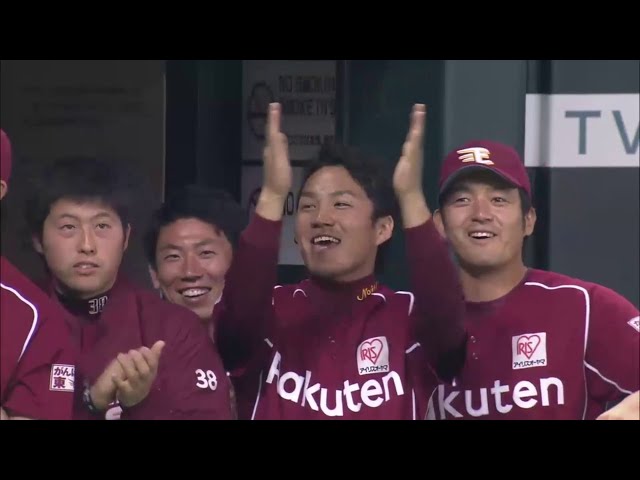 9回表 イーグルス・ジョーンズが犠牲フライ!! イーグルスが5-5の同点に追いつく!! 2014/7/5 H-E