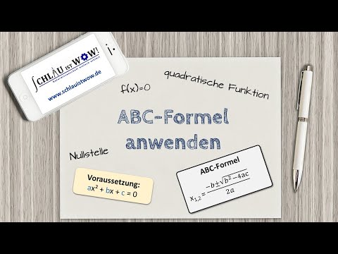ABC-Formel anwenden