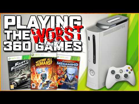 Playing The WORST XBOX 360 GAMES OF ALL TIME!