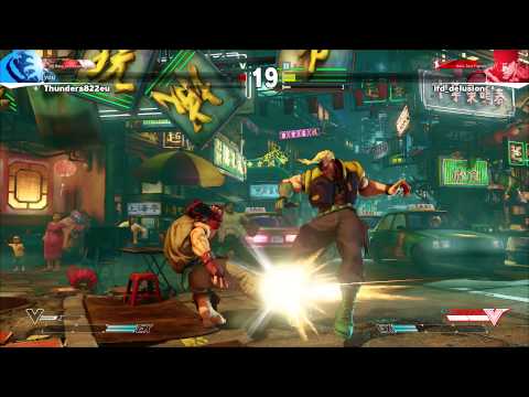 SFV Beta Battles with Nash - EU Closed Beta (08/21/15) - Street Fighter 5 Online Matches