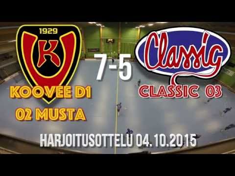 Koovee D1 02 Musta vs Classic D2 7-5 harjoitusottelu 2015