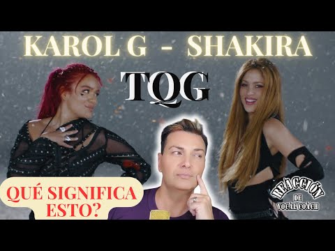 Reaccion / reaction KAROL G y SHAKIRA * TQG * Por Adry Vachet Vocal Coach