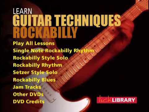 How to play Guitar: Learn Guitar Techniques Rockabilly -  Menu 1 Theme