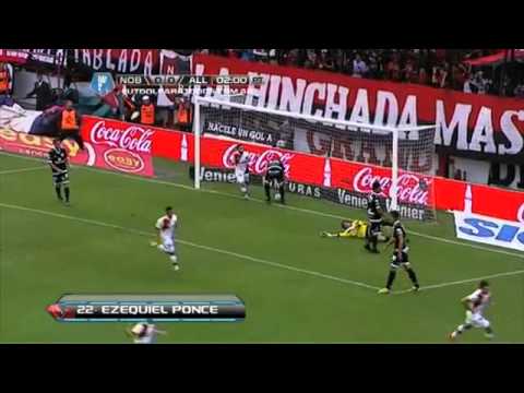 Gol de Ponce Newell`s 1 All Boys 0 Fecha 18 Torneo Final 2014