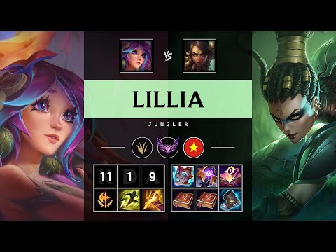 Lillia Jungle vs Nidalee: Legendary - VN Master Patch 25.S1.2