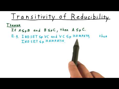 Transitivity of Reducibility Georgia Tech Computability Complexity Theory Complexity