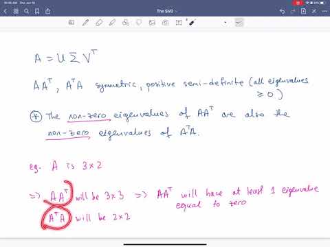 The Singular Value Decomposition (SVD)