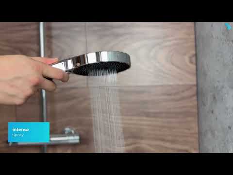 kielle Oudee - Sprchový set s termostatem, 26 cm, 3 proudy, chrom 20602010