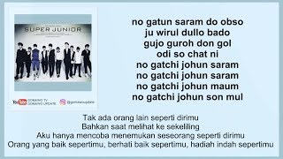 Easy Lyric SUPER JUNIOR - NO OTHER by GOMAWO [Indo Sub]