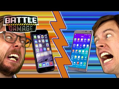 iPhone 6 Plus vs. Galaxy Note 4 Stress Test | Battle Damage | WIRED