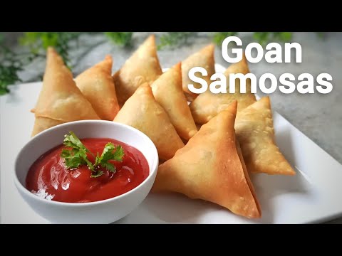 Goan Veg Samosas | Crispy Patti Samosas