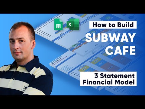 , title : 'How to Build a Subway Cafe 3 Statement Financial Model In Excel'