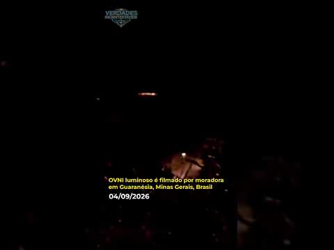 🛸 LUZES MISTERIOSAS NO CÉU DE GUARANÉSIA: UMA “NAVE” FOI FILMADA? 👽