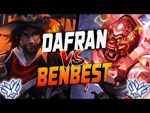 BenBest PRO Winston vs Dafran Insane McCree! Who's Best?! [ OVERWATCH SEASON 12 TOP 500 ]