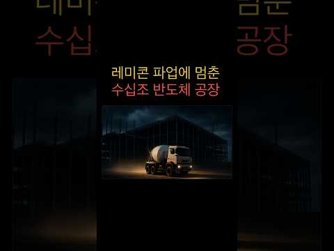 [경제] 수십조 반도체 공장이 멈췄다?! 레미콘 파업의 충격적 결말 | 2026.06.12