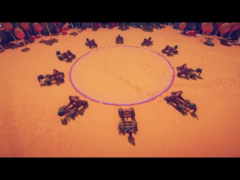 10 CATAPULTS vs ALL UNITS - TABS Totally Accurate Battle Simulator