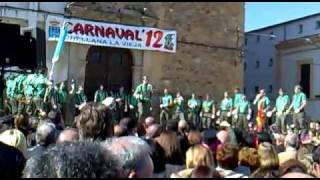 preview picture of video 'Legionarios entrada en la plaza Carnaval 2012 Orellana la vieja.mp4'