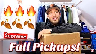 FALL CLOTHING HAUL!  SUPREME - REPRESENT - EVERLANE - DENIM TIPS - BOOT UNBOXING!