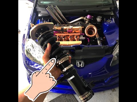 BC COILOVERS INSTALLED-RSX,EP3&EM2