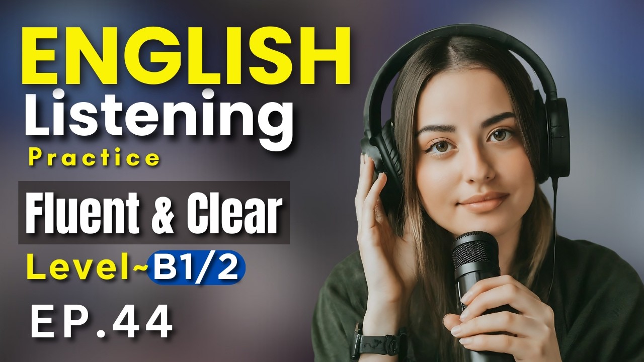 Daily English  Listening Practice | Intermediate Level B1/B2 | Learn Conversational English
