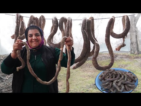 We Cooked An Unusual Snake-Like Dish in a Caucasian Village