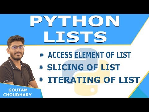 12 Slicing Iterating of list in Python Python Programming Tutorials for Beginners