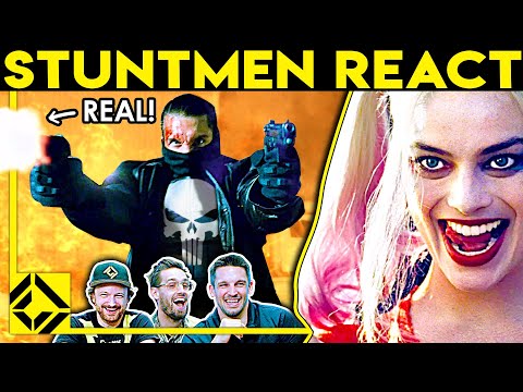 Stuntmen React to Bad & Great Hollywood Stunts 16