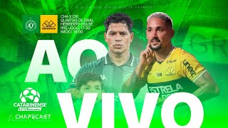 CHAPECOENSE X CRICIÚMA | QUARTAS DE FINAL CAMPEONATO CATARINENSE 2026 | TRANSMISSÃO AO VIVO