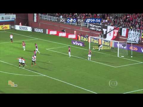 Sem narração: Gol Joinville 0 x 1 Flamengo - Brasileirão 2015