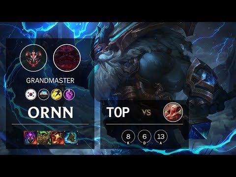 Ornn Top vs Vladimir - KR Grandmaster Patch 10.8
