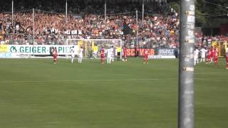 preview picture of video 'VfR Aalen - 1. FC Kaiserslautern - Elfmetertor Bunjaku'