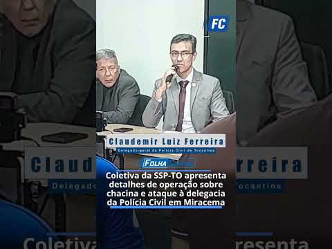 🚨 Coletiva de imprensa esclarece operação sobre a chacina de Miracema do Tocantins