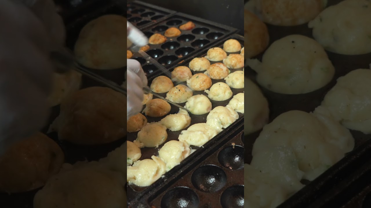 1日１００kg！止まらない旨さ塩マヨたこ焼き🐙 #japanesefood