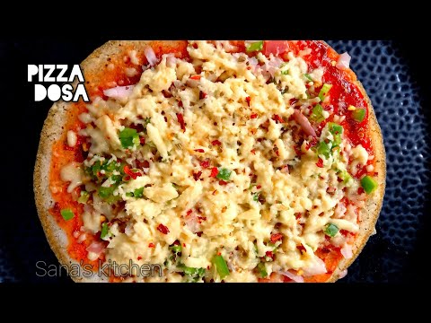 Pizza Dosa Recipe | Instant Pizza Sauce Recipe | How To Make Pizza Dosa | Pizza Dosa | Pizza Sauce
