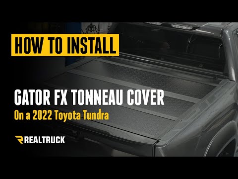 How to Install Gator FX Hard Folding Tonneau Cover on a 2022-2025 Toyota Tundra