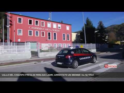 VALLE DEL CHIAMPO PRESA DI MIRA DAI LADRI, ARRESTATO UN 36ENNE | 14/12/2021