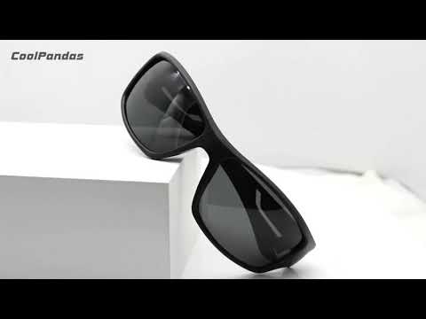 Mode winddicht gepolariseerde zonnebril mannen merk designer reizen mannelijke spiegel zonnebril