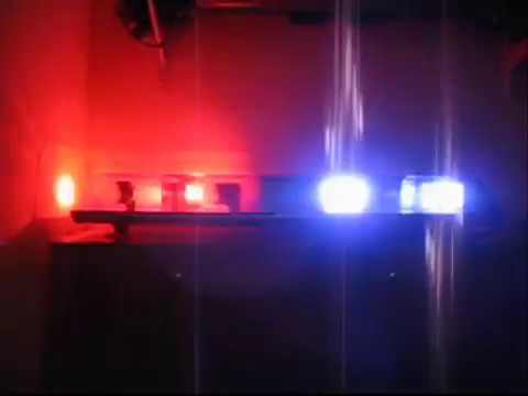 Code3 LP 6000 DIN BLUE Lightbar (Rendőrség Hungary 1995)
