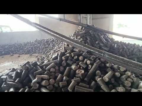 90mm hard bio coal briquettes, for biolers, cylindrical