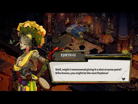 HADES - Zagreus is Darren Korb Easter Egg - Eurydice Breaking the 4th Wall